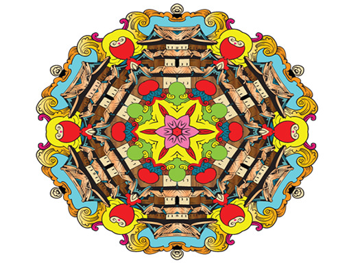 Mandala coloring book for adults and kids