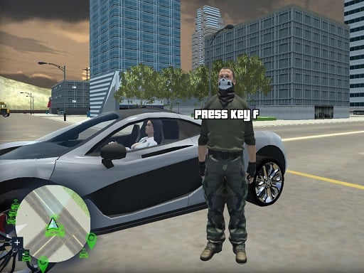 Crazy GTA Mercenary Driver